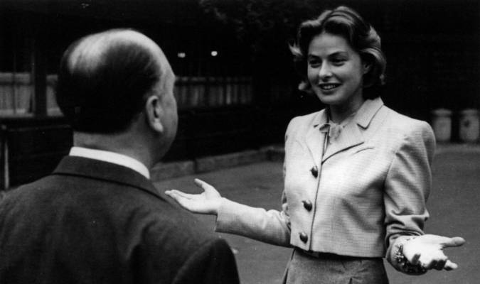 Alfred Hitchcock y Ingrid Bergman. / El Correo