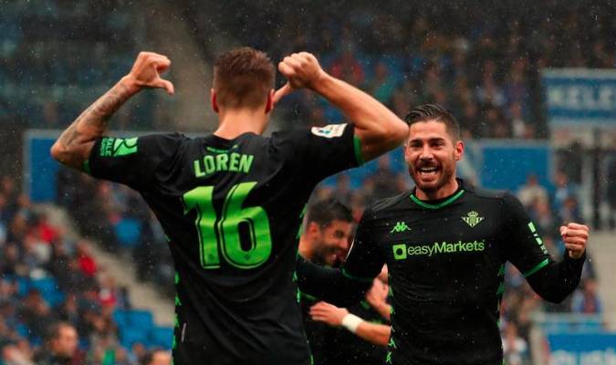 Loren anotó ante la Real Sociedad su séptimo gol en LaLiga. / EFE