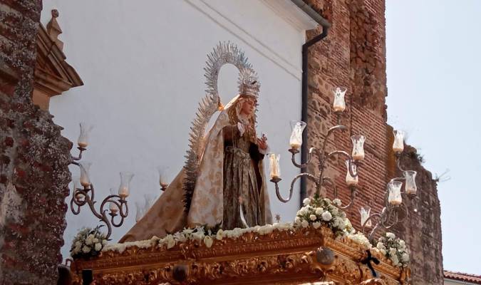 Regresó La Soledad al Domingo de Resurrección de Cazalla de la Sierra