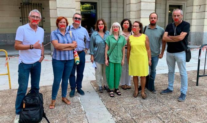 Protesta periodistas en Sevilla