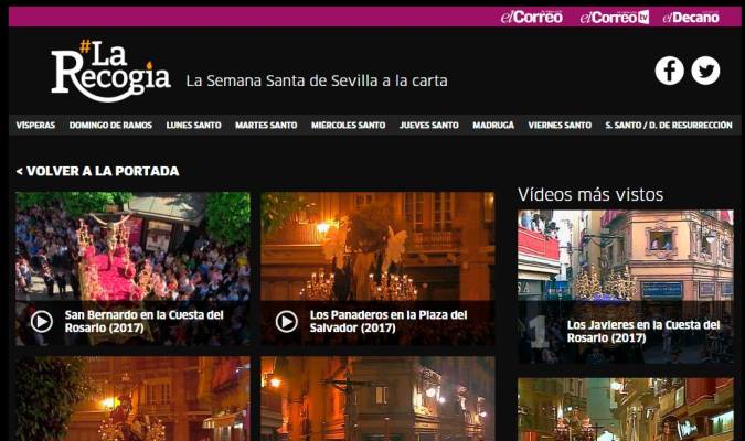 Nace La Recogía, la Semana Santa de Sevilla a la carta