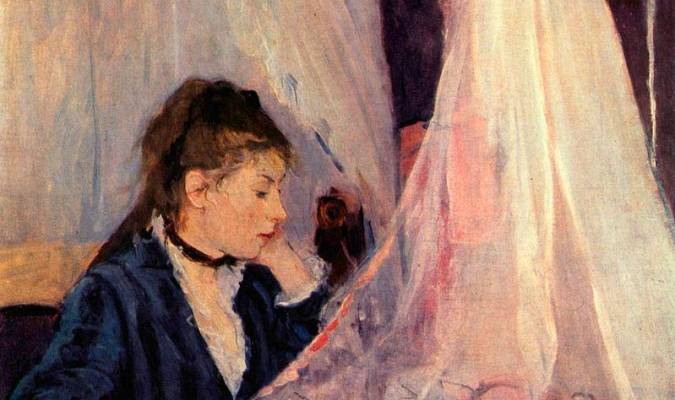 ‘La cuna’. / Berthe Morisot