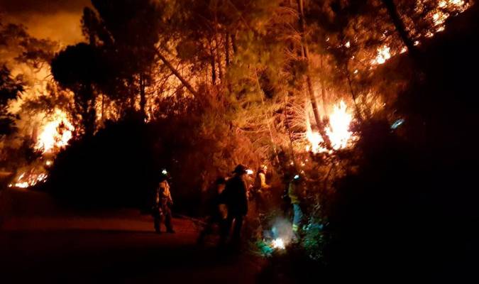 El incendio forestal de Sierra Bermeja afecta ya a unas 3.600 hectáreas