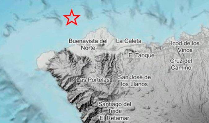Registran dos terremotos en Tenerife, uno de ellos de magnitud 3,3 / RRSS