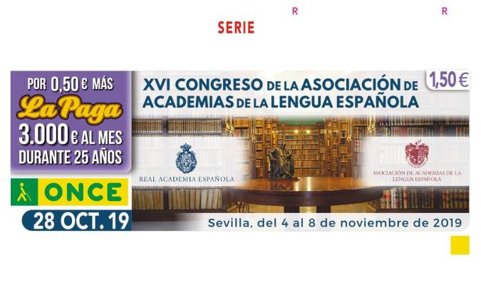 La ONCE con el Congreso de la Asociación de Academias de la Lengua Española