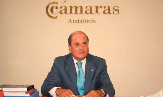 Antonio Ponce, presidente del Consejo Andaluz de Cámaras de Comercio. / El Correo