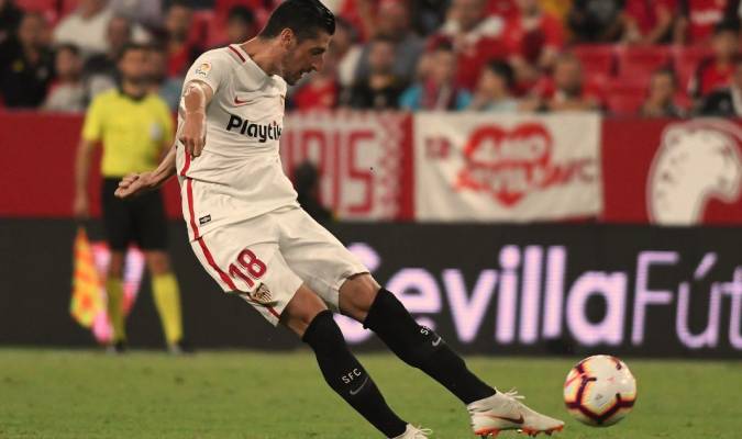 Uno de los capitanes del Sevilla, Sergio Escudero. / Sevilla FC