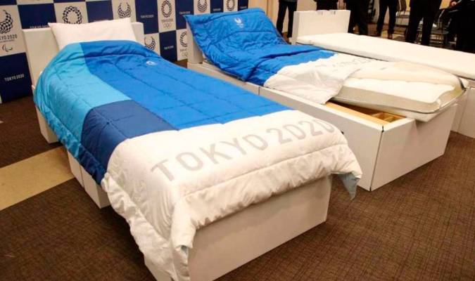 Así son las camas anti sexo en los Juegos Olímpicos de Tokio