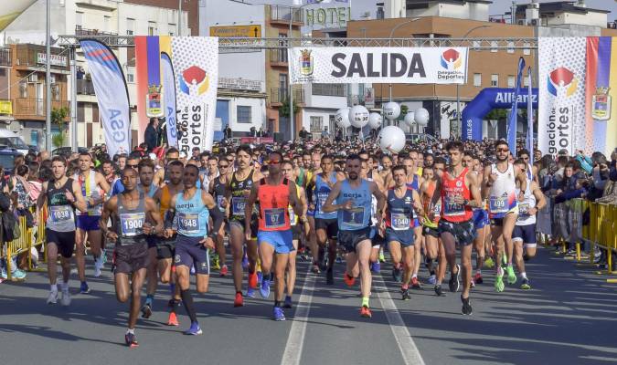El ecuatoriano Rafael Vicente Loza Bejarano gana la 41º Media Maratón de Los Palacios