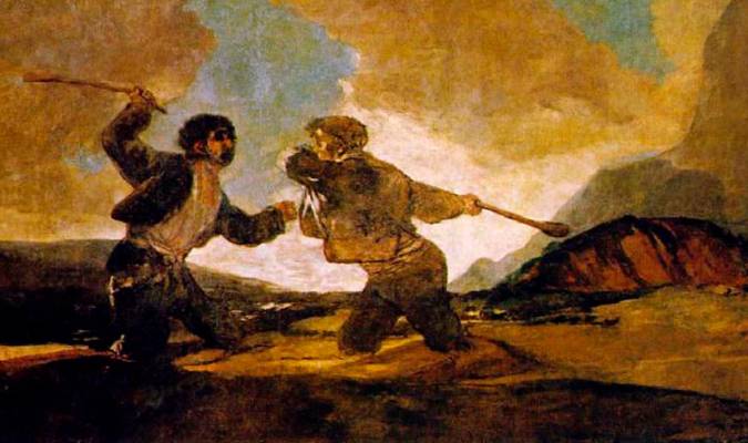 ‘Duelo a garrotazos’ de Francisco de Goya. / El Correo