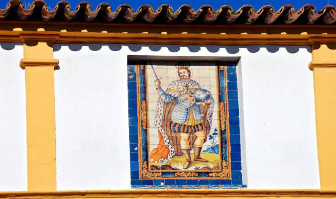¿Sabes cuál es el retablo-azulejo del rey Fernando III en Sevilla?