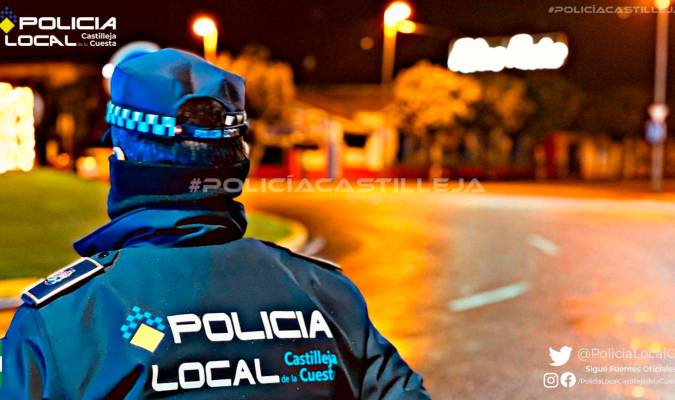 Intensa Nochevieja en Castilleja de la Cuesta con casi 30 actuaciones policiales
