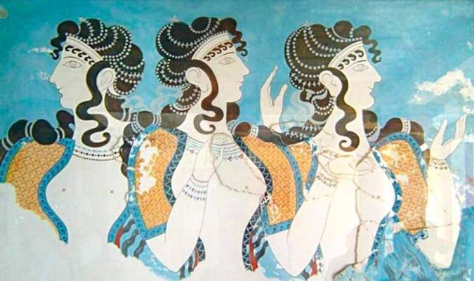 Mujeres minoicas. / El Correo