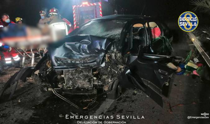 Tres hospitalizados tras un accidente en San Jerónimo 