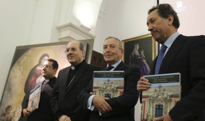 Isacio Siguero, Juan José Asenjo, Teodoro Falcón y Juan Pablo Navarro presentaron la nueva monografía sobre el Palacio Arzobispal. 