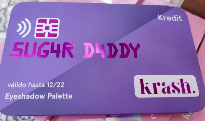 Paleta de Sombras Sugar Daddy de Krash Kosmetics.