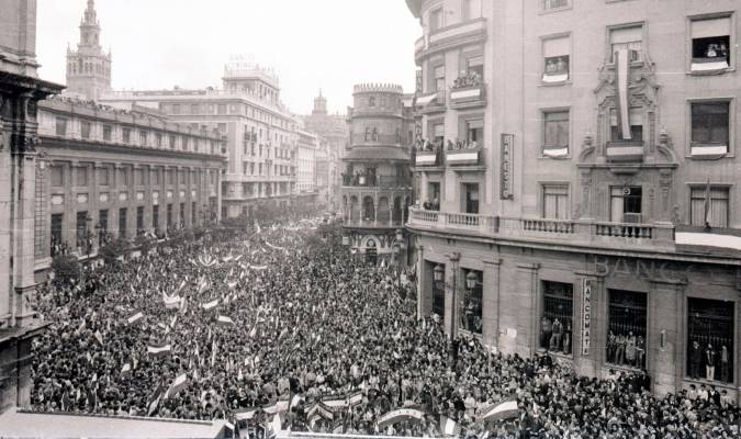 Manifestación por el 4D en Sevilla. / José Luis Villar
