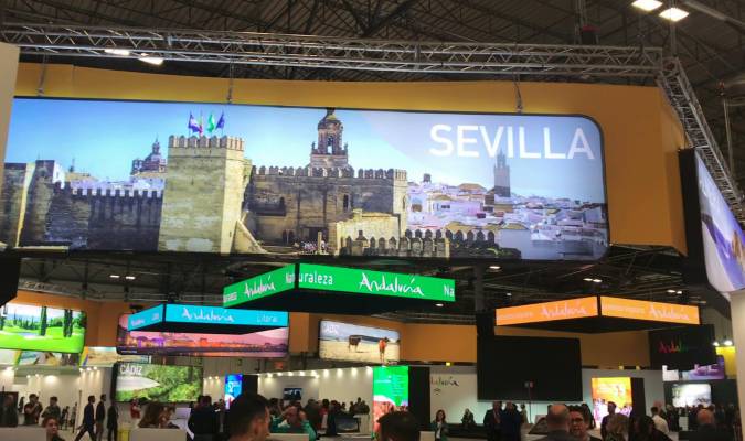 Así es el stand de la provincia de Sevilla en FITUR