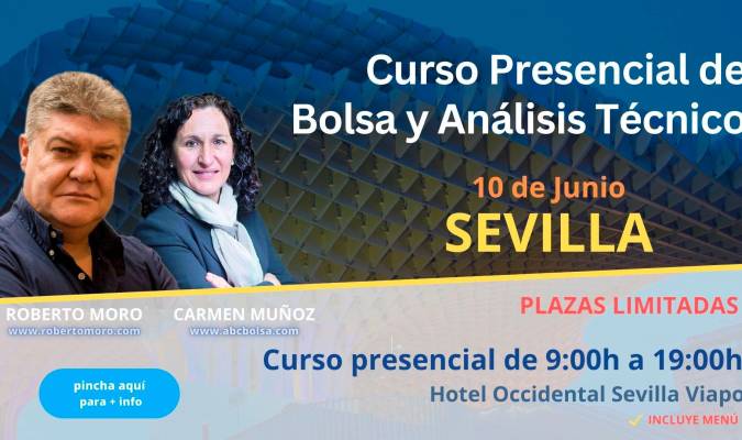 Abcbolsa.com y Roberto Moro presentan el ‘Curso de Bolsa y Análisis Técnico’ presencial en Sevilla