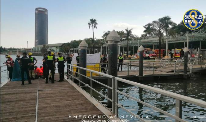 Rescatan el cuerpo sin vida de un hombre en el río Guadalquivir
