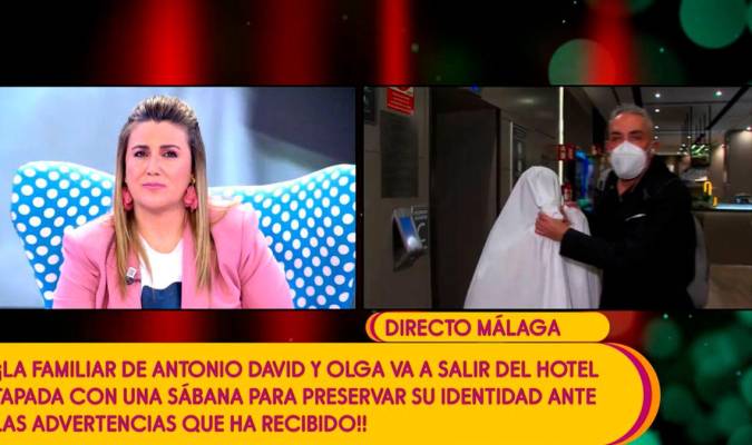 Carlota Corredera y Kiko Hernández, en ‘Sálvame’ / Telecinco