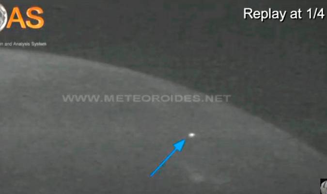 La impactante explosión que dejó un nuevo cráter en la Luna y se vio desde Sevilla