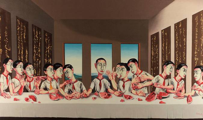 The Last Supper. / Zeng Fanzhi