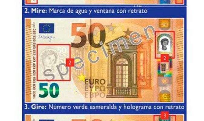 Aparte vegetariano Extranjero La Guardia Civil explica cómo detectar los billetes falsos de 50 euros