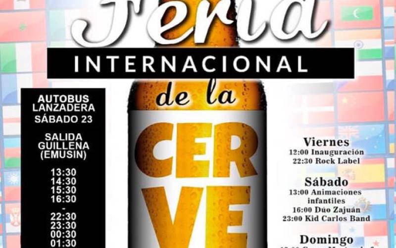 Del 22 al 24 de marzo, Feria internacional de la cerveza en Las Pajanosas