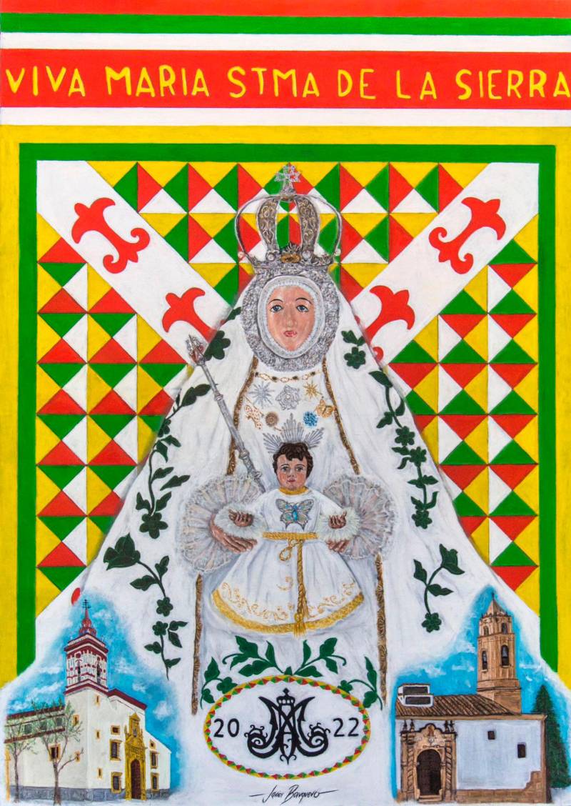 La Virgen de la Sierra presenta el cartel de sus cultos y salida 