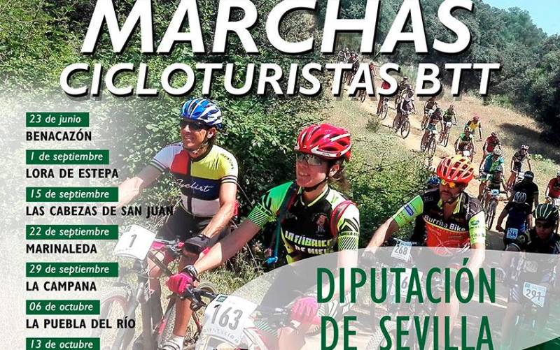Domingo 13 de octubre, VI Marcha Cicloturista BTT ‘Ruta del agua del circuito provincial de Sevilla’