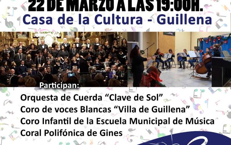 Viernes 22 de marzo, Concierto de Primavera de la Escuela Municipal de Música en la Casa de la Cultura