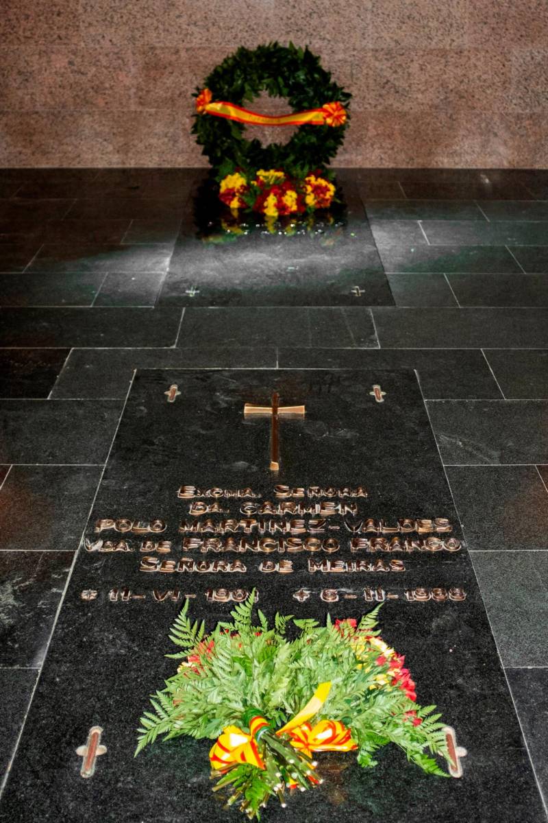 Primeras imágenes de la nueva tumba de Franco