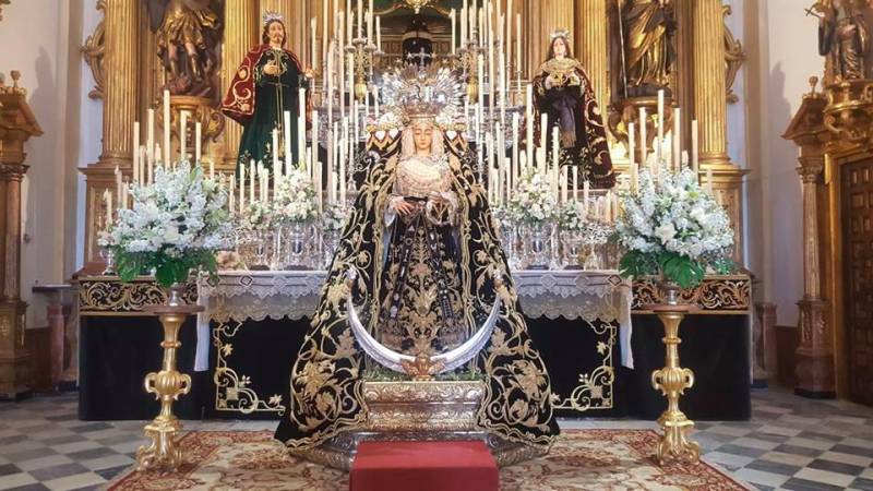 La Patrona de Cantillana, la Virgen de la Soledad, saldrá en Procesión Triunfal el 19 de octubre