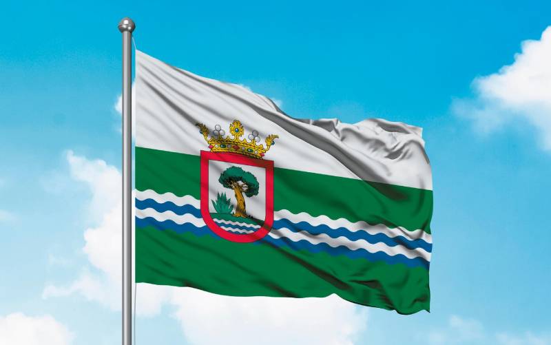 Bandera de nueva creación para Brenes, que va a ser propuesta para su aprobación y adopción (Foto: Ayuntamiento de Brenes).