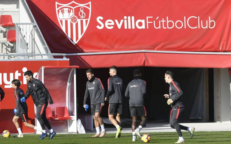 El Sevilla prepara el doble encuentro de San Mamés
