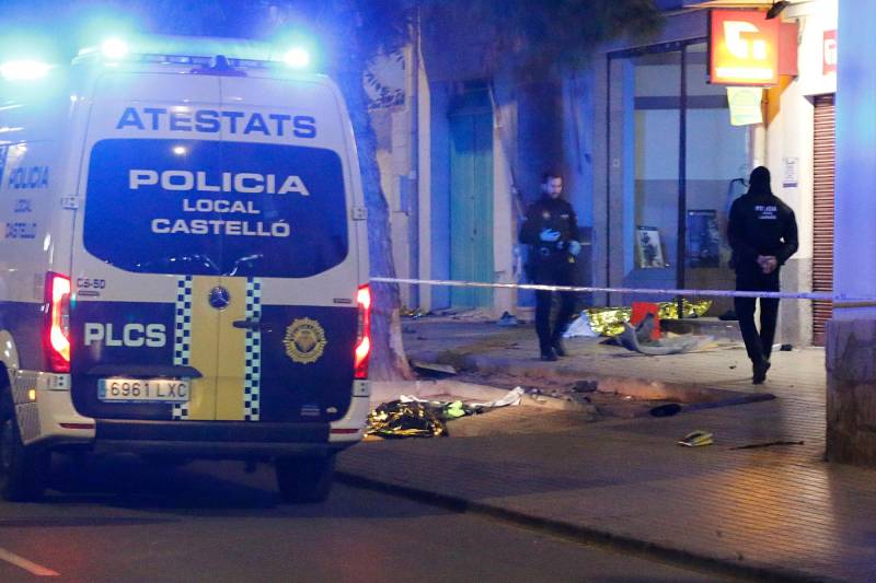 Tres muertos en Castellón tras ser atropellados por un conductor ebrio
