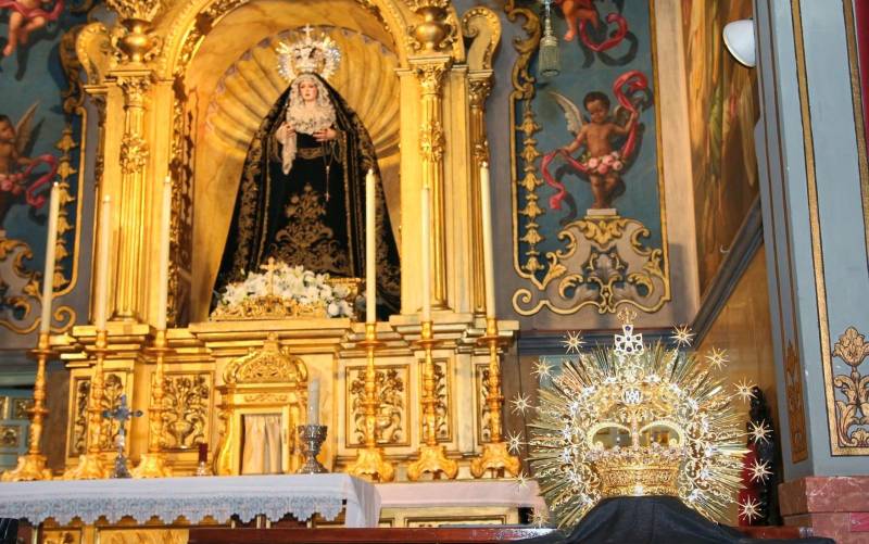 Nueva corona para la Virgen de los Negritos tras su coronación pontificia
