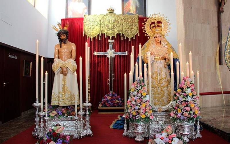 Una Semana Santa nazarena vivida desde dentro de los templos y marcada por la pandemia