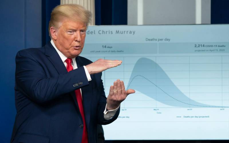 Trump anticipa dos semanas muy dolorosas en EE.UU. con más de 100.000 muertos