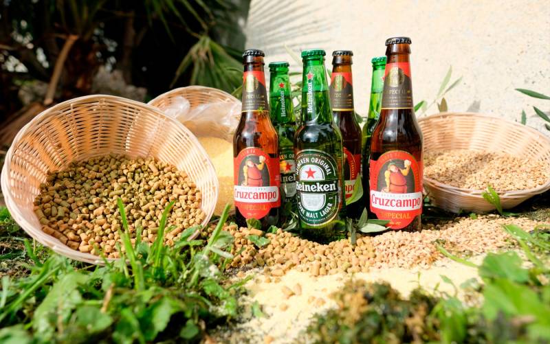 La fábrica de Cruzcampo en Jaén es la primera en España que elabora cerveza con cero emisiones