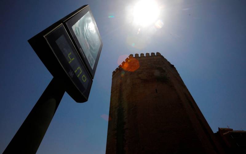 Un potente anticiclón deja temperaturas asfixiantes en media España