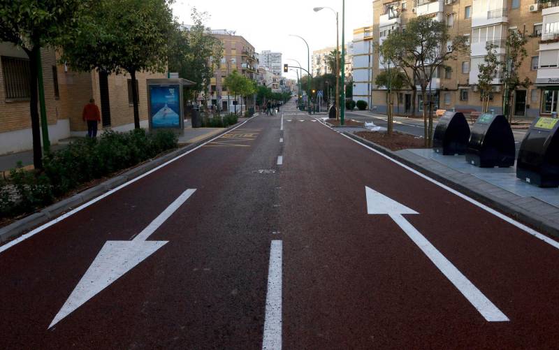 La avenida de El Greco reabre al tráfico este domingo con una nueva imagen