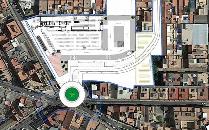 Esta rotonda ayudará a descongestionar el tráfico del centro urbano de la localidad sevillana.