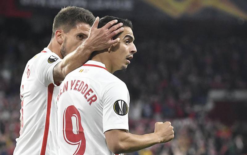 El doblete de Ben Yedder afianza al Sevilla en Europa
