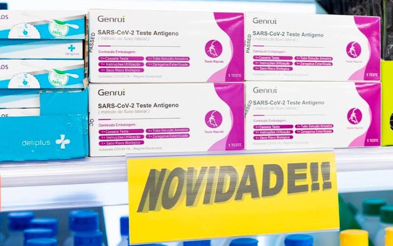 Test de antígenos en los Mercadona de Portugal.