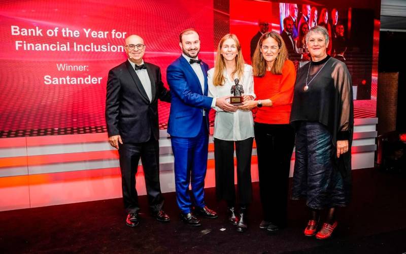 Santander, elegido 'Banco del Año en Inclusión Financiera'