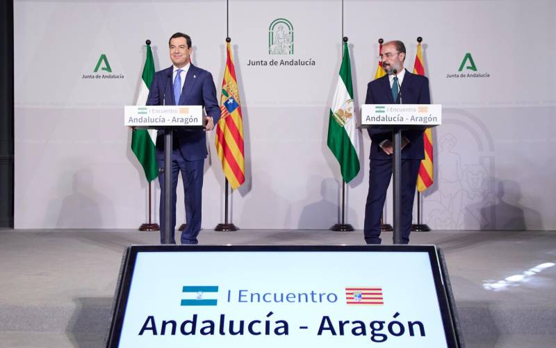 Moreno y Lambán piden al Gobierno la reforma de la financiación