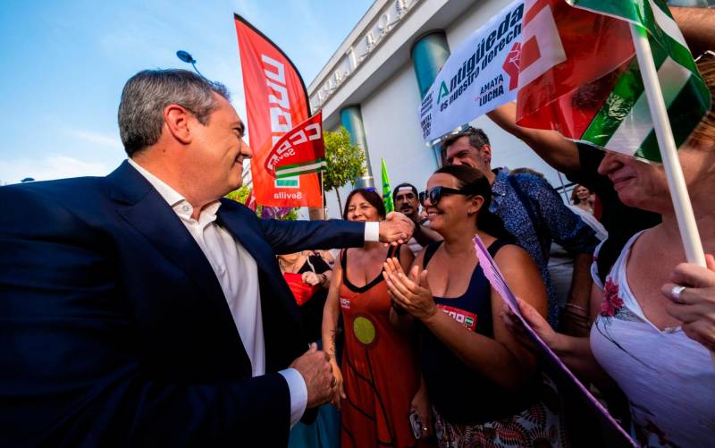 Zapatero respalda a Espadas reivindicando «con orgullo» la gestión del PSOE-A