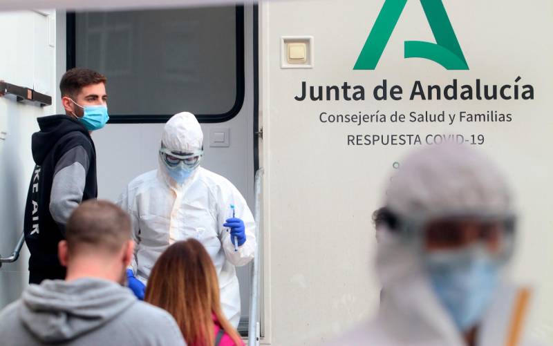 Se disparan los contagios por covid en Andalucía
